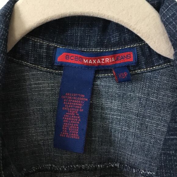 BCBGMaxAzria Jeans Cropped Jean Jacket - Picture 3 of 16